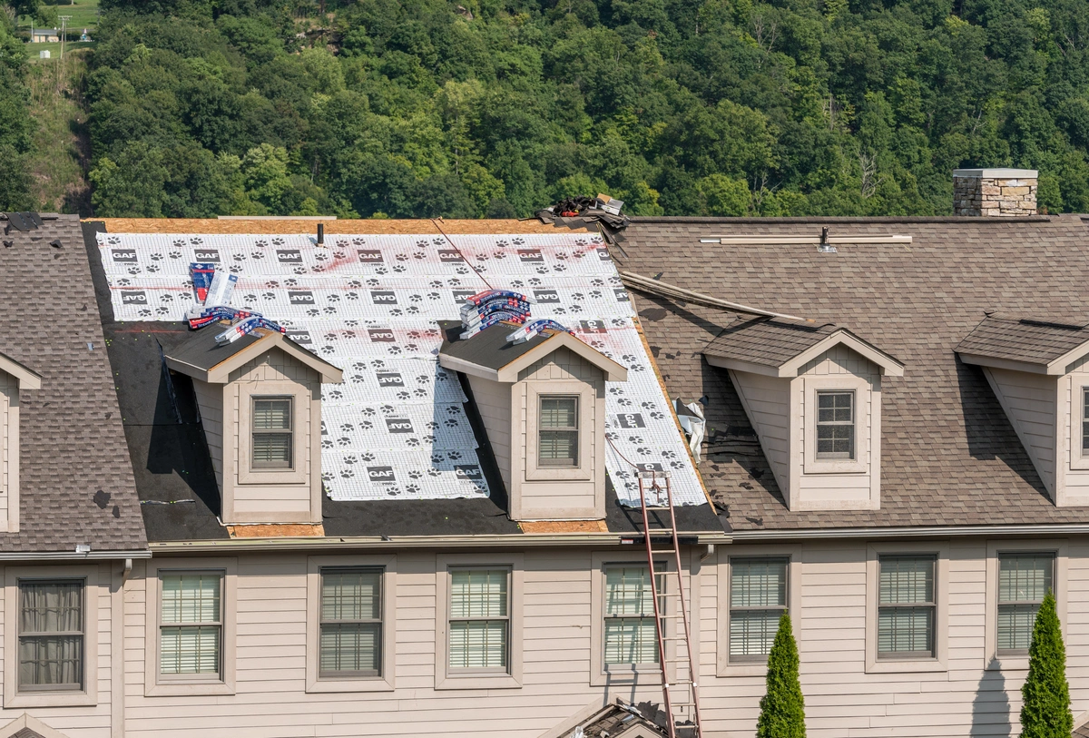 Roof repair with GAF shingles